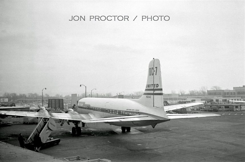 DC-7 N6314C MDW 3:9:57
