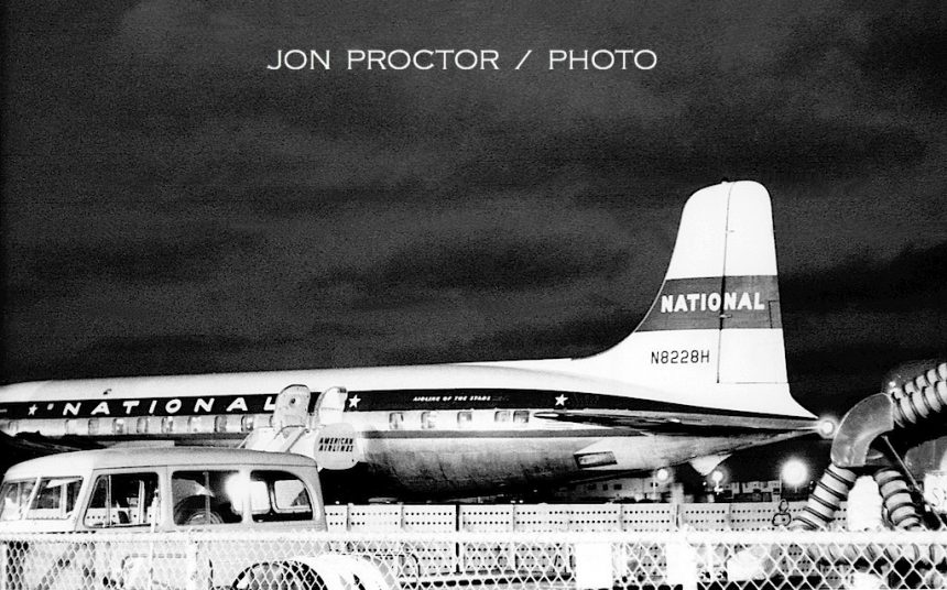 DC-6B N8228H SAN 05-29-1961 WO BOS 11-15-61-sized