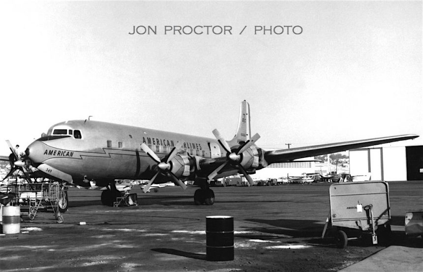 DC-7B N349AA SAN 11-17-1962