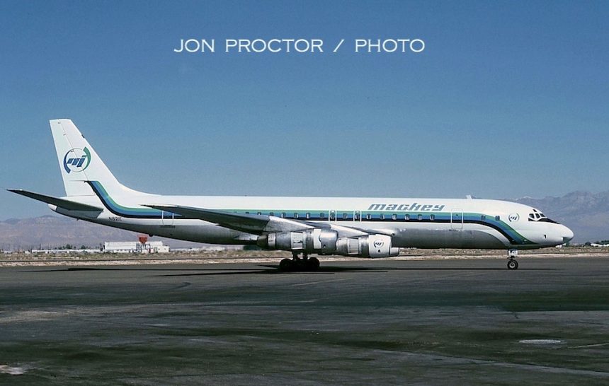 DC-8-51 N821E LAS 6:80